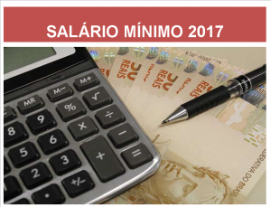 Novo salário minimo 2017